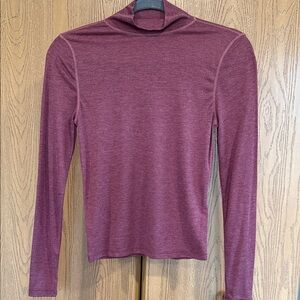 Madewell Women's Burgundy Long Sleeve Top